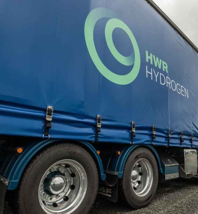 HWR hydrogen truck trailer livery