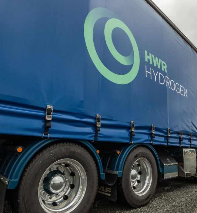 HWR hydrogen truck trailer livery